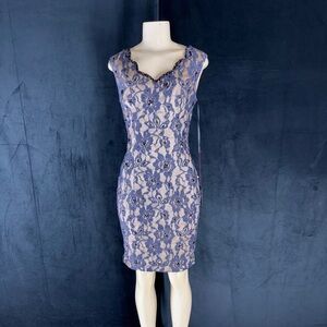 Elegant Lace Sleeveless Dress by Mandalay